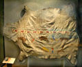 Northern Plains Indian painted buffalo robe at Buffalo Bill Center of the West. Cody, WY.