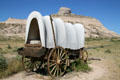 Covered wagon at Scotts Bluff National Monument. WY