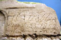 Carved name of William Webber of Michigan on May 23, 1852, at Scotts Bluff National Monument. WY.