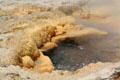 Sulfur deposits in Old Faithful area of Yellowstone National Park. WY.