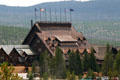 Old Faithful Inn in Yellowstone National Park is the world's largest log hotel. WY