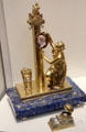 Silver gilt & lapis lazuli ink stand by Philip Rundell of London at Lady Lever Art Gallery. Liverpool, England.