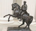 Napoleon I bronze equestrian statuette by Vital Gabriel Dubray at Lady Lever Art Gallery. Liverpool, England.