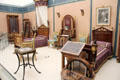 Napoleon room with furniture from Napoleonic era at Lady Lever Art Gallery. Liverpool, England