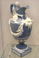 Wedgwood blue jasper jug with merman copied from jugs made by Sigisbert Michel for a Paris exhibit in 1774 at Lady Lever Art Gallery. Liverpool, England.