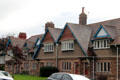 Residential row on Church Drive at Port Sunlight. Liverpool, England.