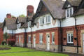 Residential row on Bath Street at Port Sunlight. Liverpool, England.