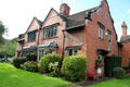 Brick house on Bath Street at Port Sunlight. Liverpool, England.