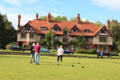 Village lawn bowling at Port Sunlight. Liverpool, England.