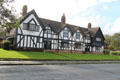 Half-timbered building at Port Sunlight. Liverpool, England.