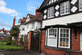 Port Sunlight houses. Liverpool, England.