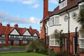 Port Sunlight houses. Liverpool, England.