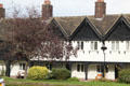 Row of homes at Port Sunlight. Liverpool, England.