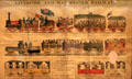 Liverpool & Manchester Railway poster at Museum of Liverpool. Liverpool, England.