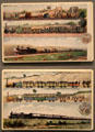 London & North Western Railway postcards at Museum of Liverpool. Liverpool, England.