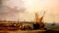 Liverpool from Bootle Sands painting by Samuel Williamson at Museum of Liverpool. Liverpool, England.