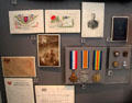 British letters, medals & photos from WWI at Museum of Liverpool. Liverpool, England.