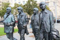 The Beatles sculpture by Andy Edwards at Pier Head. Liverpool, England