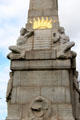 Detail of memorial to honor Heroes of Marine Engine Rooms. Liverpool, England.