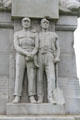 Detail of memorial to honor Heroes of Marine Engine Rooms. Liverpool, England.