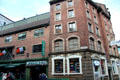 Entertainment spots on Temple Court at Mathew Street. Liverpool, England.