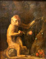 Monkey painting by George Stubbs at Walker Art Gallery. Liverpool, England.