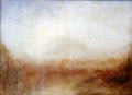 Landscape painting by Joseph Mallord William Turner at Walker Art Gallery. Liverpool, England.