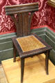 Chair for Law Courts, Strand, London by George Edmund Street made by Gillow & Co. at Walker Art Gallery. Liverpool, England