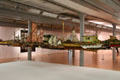 Hanging ship models at Tate Liverpool. Liverpool, England