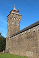 Clock Tower designed by William Burges at Cardiff Castle. Cardiff, Wales.