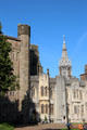 Beauchamp Tower over former Bute family home at Cardiff Castle. Cardiff, Wales.