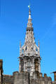 Beauchamp Tower restored by William Burges at Cardiff Castle. Cardiff, Wales.