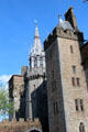 Towers at Cardiff Castle. Cardiff, Wales.