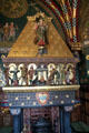 Love Conquers All chimneypiece in Winter Smoking Room in Clock Tower at Cardiff Castle. Cardiff, Wales.