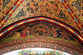 Detail of ceiling in Winter Smoking Room at Cardiff Castle. Cardiff, Wales.