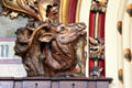 Deer sculpture in Banqueting Hall at Cardiff Castle. Cardiff, Wales.