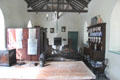 Interior of Aberystwyth Tollhouse at St Fagans National Museum of History. Cardiff, Wales.