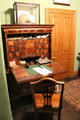 Secretary desk & accompanying chair in St Fagans Castle. Cardiff, Wales.