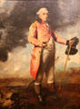 Major-General George Catchmaid Morgan portrait by Joshua Reynolds at National Museum of Wales. Cardiff, Wales.