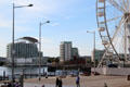 High rise building with view of Cardiff Bay. Cardiff, Wales.