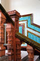 Staircase in the Pierhead building at Cardiff Bay. Cardiff, Wales.