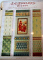 Arrays of ornamental tiles made from Welsh clay with hand-painted panel from J.C. Edwards Ltd. in Ruabon Denbighshire in Pierhead building at Cardiff Bay. Cardiff, Wales