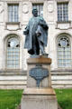 Gwilym Williams of Miskin statue by Sir William Goscombe outside Cardiff Crown Court. Cardiff, Wales.