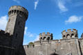 Tower & turrets of Penrhyn Castle. Bangor, Wales.