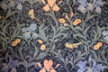 William Morris wall paper, called Iris , in Keep suite at Penrhyn Castle. Bangor, Wales.