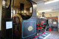 Cab of Charles Saddle Tank locomotive at Penrhyn Castle Rail Museum. Bangor, Wales.