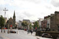 Castle Square with Presbyterian Church. Caernarfon, Wales.