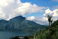 Lake Batur fills the caldera of Mount Batur volcano. Bali, Indonesia.