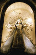 Virgin statue in Cathedral of Arequipa. Peru.