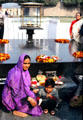 Raj Ghat, cremation site of Mahatma Gandhi in Delhi. India.
